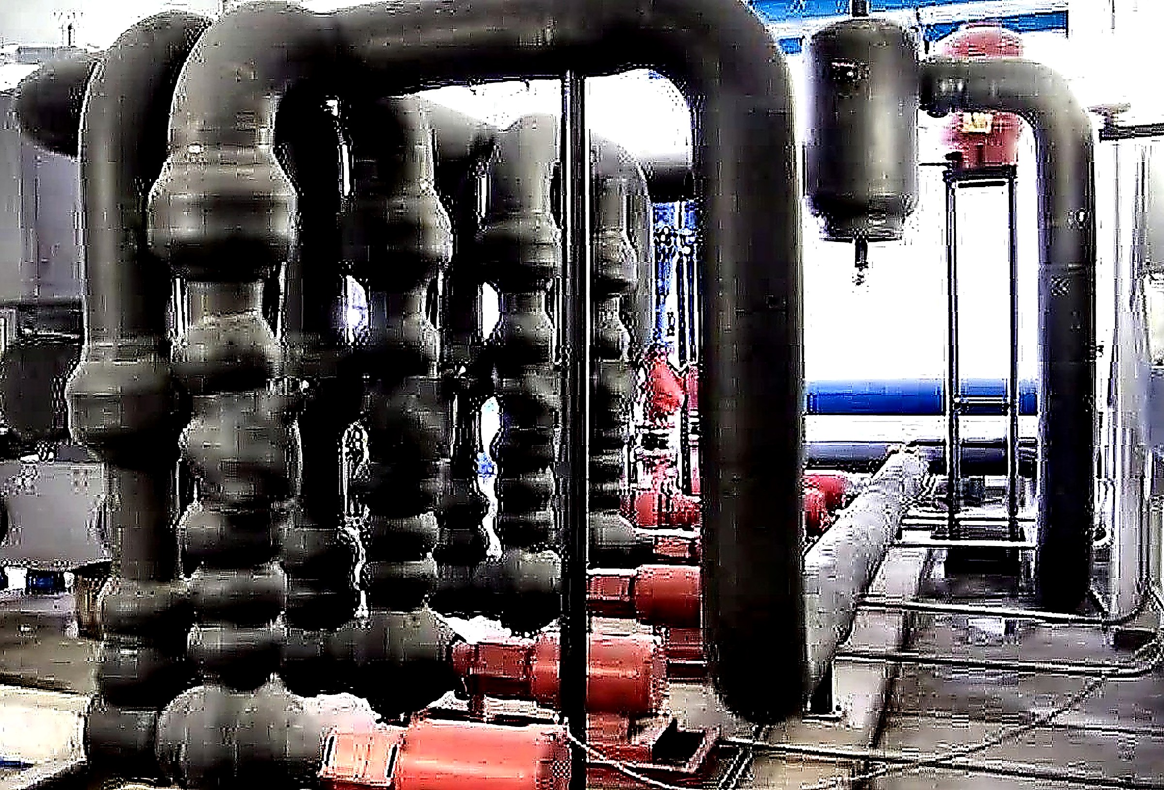 Sala de máquinas y redes hidráulicas